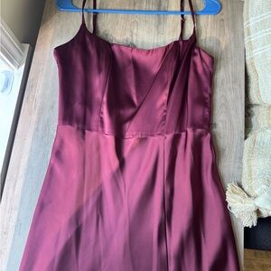 Birdy Grey Wine Red Bridesmaid Dress
